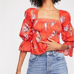 Free People Tops Free People Cherish The Light Blouse Size Small